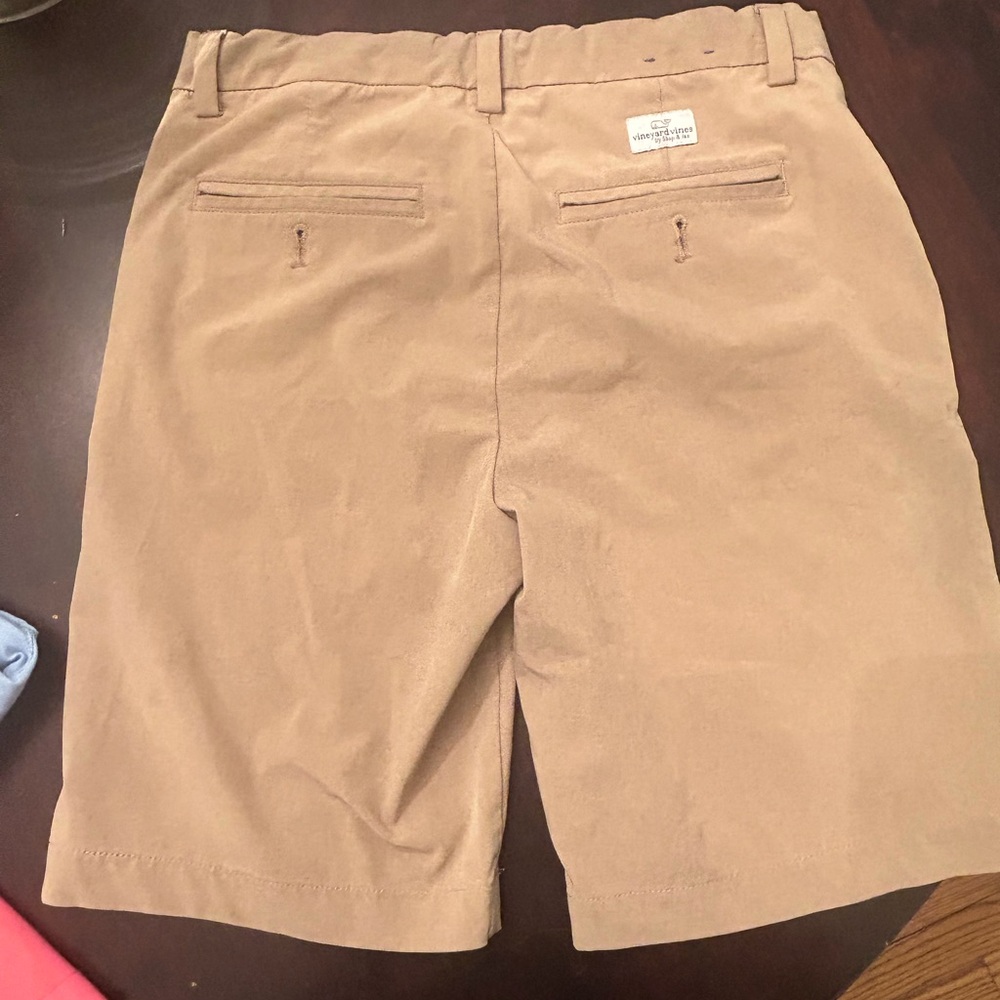 Vineyard Vines boys Tan performance Shorts